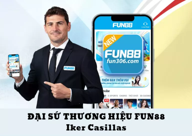 đại sứ thương hiệu fun88 iker casillas
