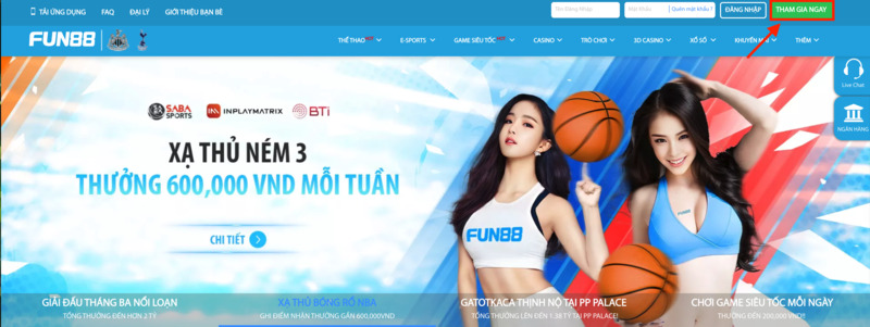hướng dẫn đăng ký tài khoản fun88 nhanh chóng 2023 1 nhấn nút tham gia ngay để đăng ký fun88