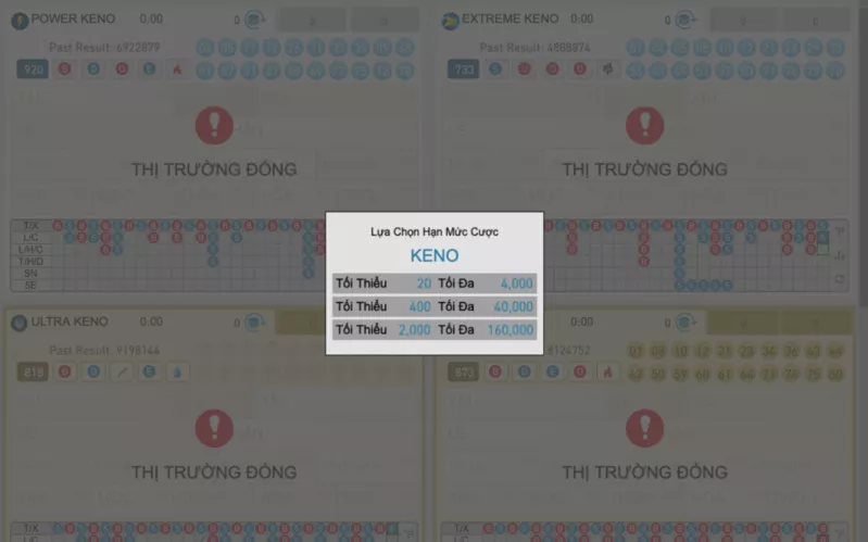 tham gia vào sản phẩm keno fun88