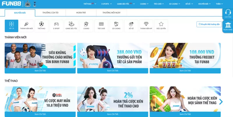 hướng dẫn cược thể thao fun88: dễ dàng và thú vị 8 khuyến mãi thể thao fun88