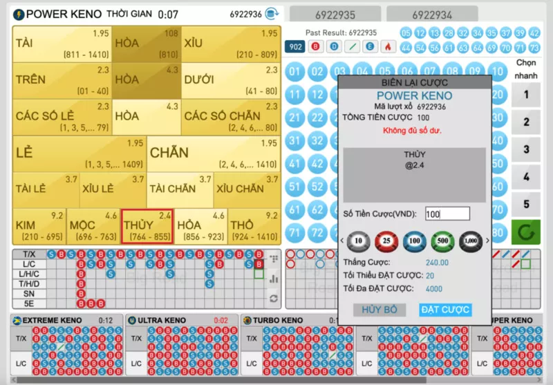 ngũ hành keno fun88