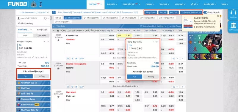 hướng dẫn cược thể thao fun88: dễ dàng và thú vị 7 tham gia chơi cá cược thể thao fun88