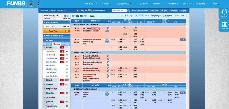 hướng dẫn cược thể thao fun88: dễ dàng và thú vị 3 thể thao cmd fun88