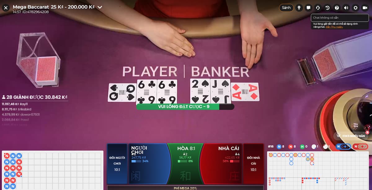 trải nghiệm casino trực tuyến đỉnh cao tại fun88 4 giao diện bàn chơi casino fun88