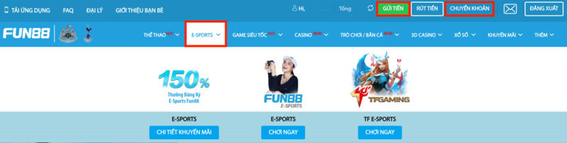 truy cập trang cược fun88