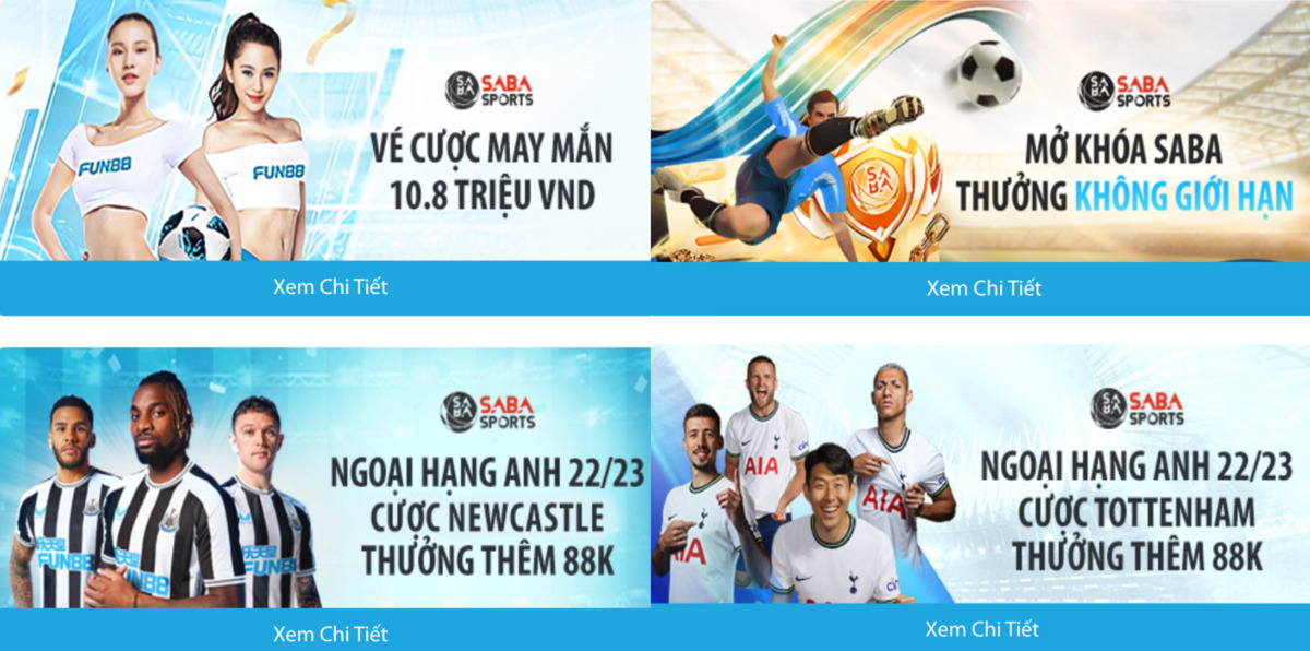 hướng dẫn chơi cá cược tại sảnh thể thao saba fun88 7 chương trình khuyến mãi saba fun88