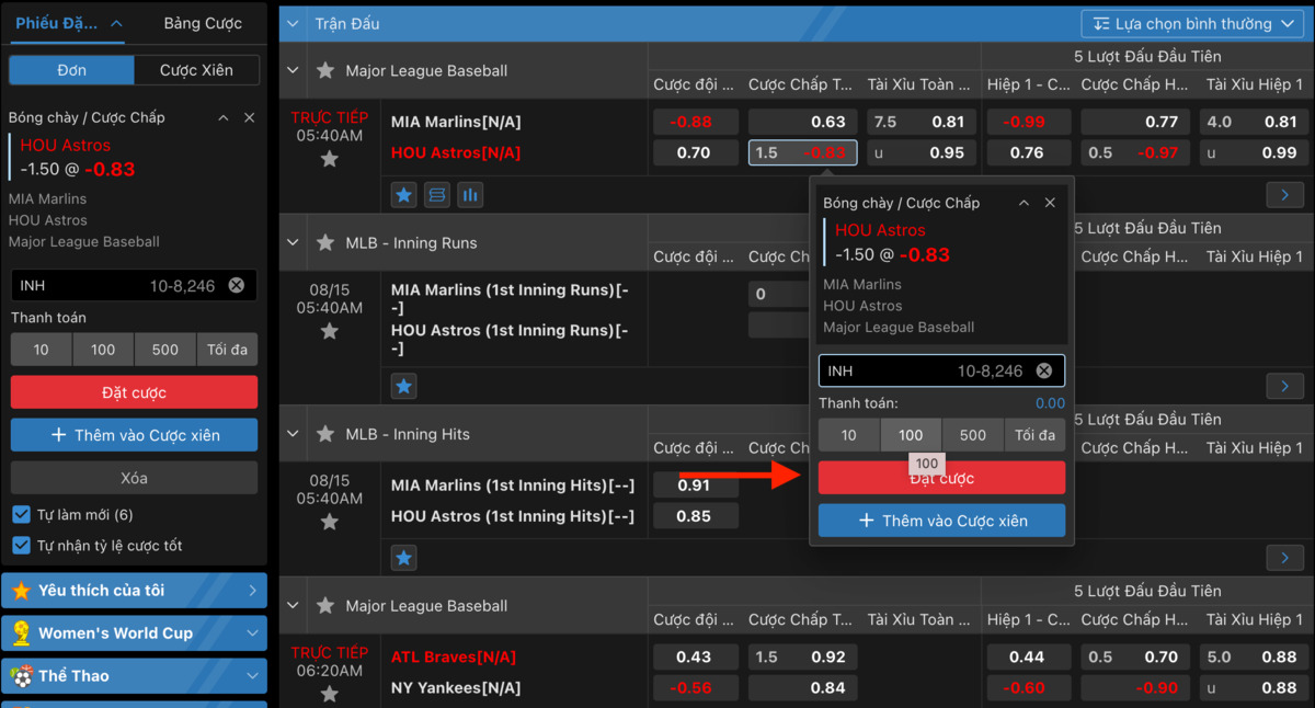 hướng dẫn chi tiết cá cược bóng chày fun88 cho người mới 3 tham gia đặt cược bóng chày fun88