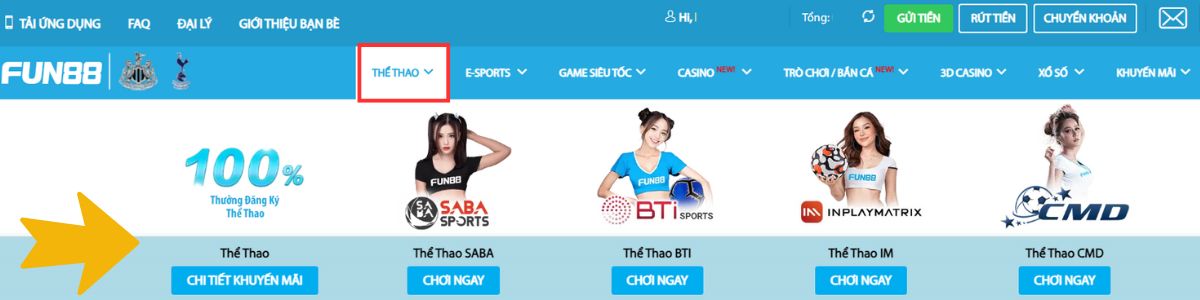 hướng dẫn chi tiết cá cược bóng chày fun88 cho người mới 1 truy cập trang thể thao fun88 để chọn sảnh chơi