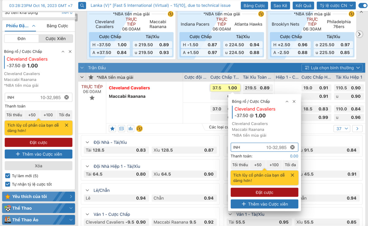 cách chơi cá cược nba tại fun88: hướng dẫn chi tiết 3 tiến hành đặt cược fun88 nba