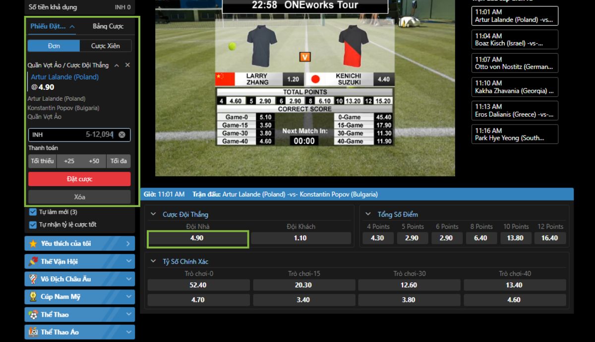 đặt cược thể thao ảo fun88